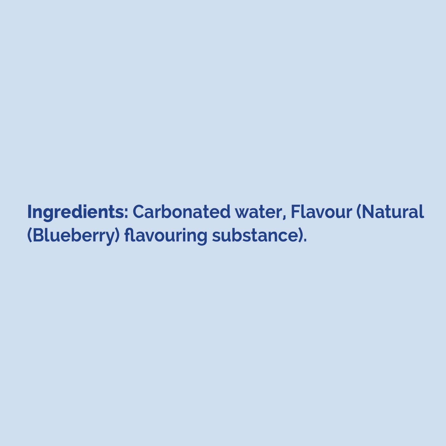 Blueberry Sparkling Water | (300ml Each) | Packs of 12 & 24