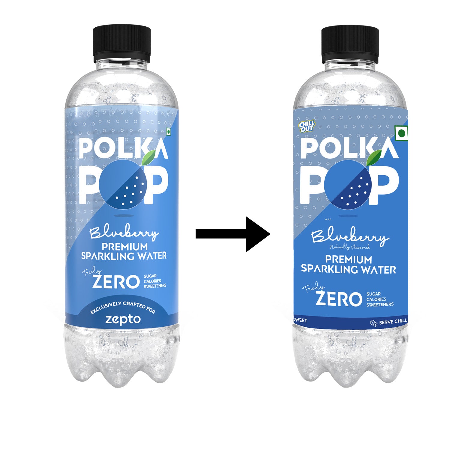 Blueberry Sparkling Water | (300ml Each) | Packs of 12 & 24