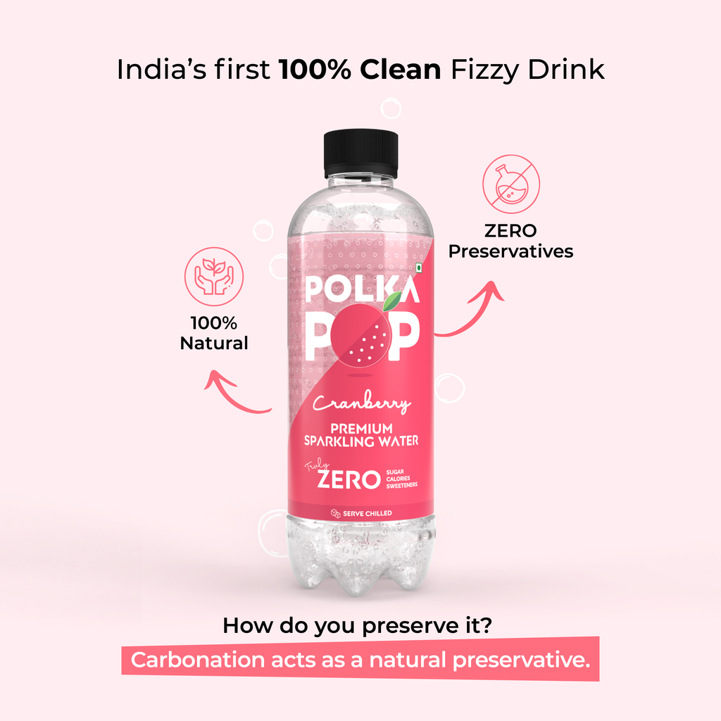 Cranberry Sparkling Water | (300ml Each) | Packs of 12 & 24