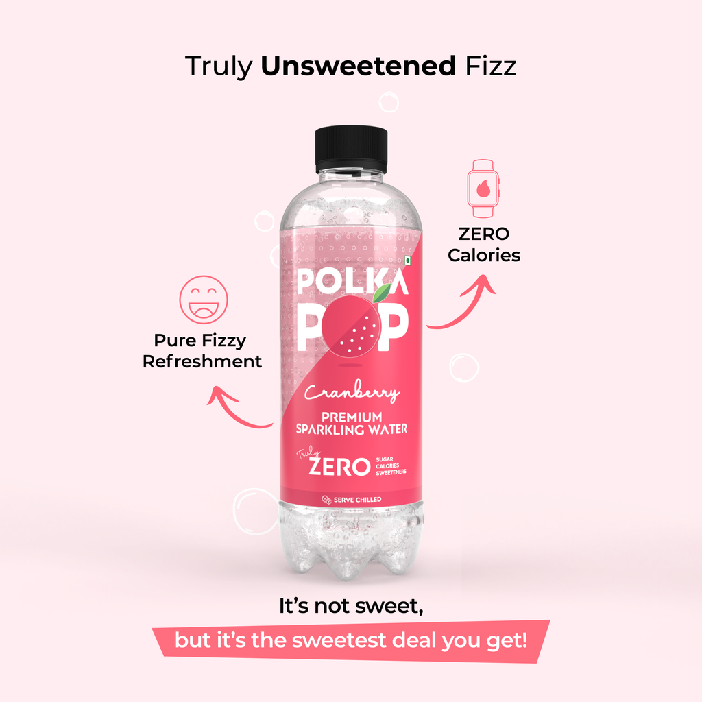 Cranberry Sparkling Water | (300ml Each) | Packs of 12 & 24
