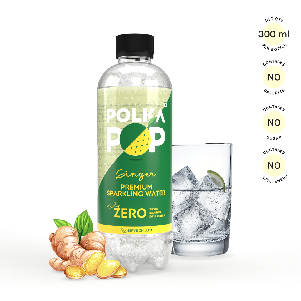 Ginger Sparkling Water | (300ml Each) | Packs of 12 & 24
