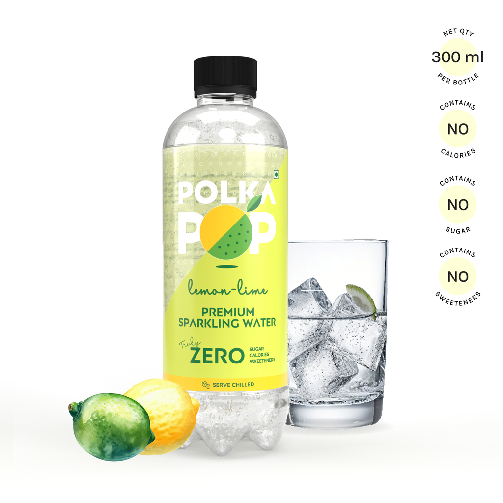 Lemon-Lime Sparkling Water | (300ml Each) | Packs of 12 & 24